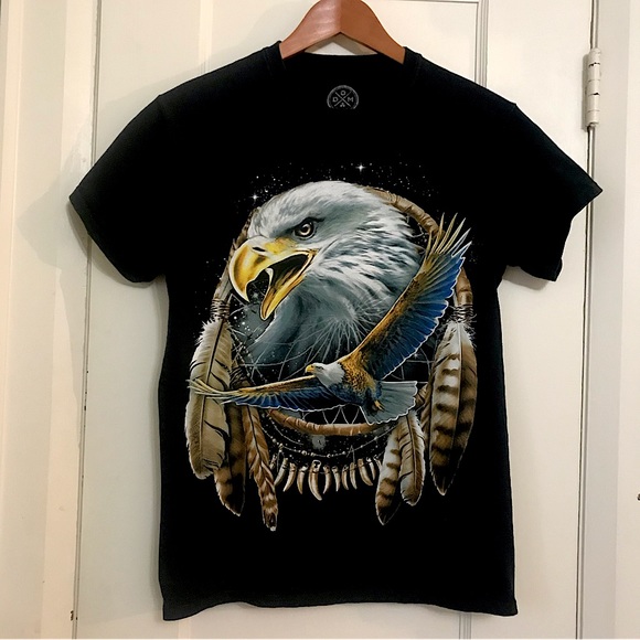 SOLD! Majestic Bald Eagle Dream Catcher T - Picture 3 of 6